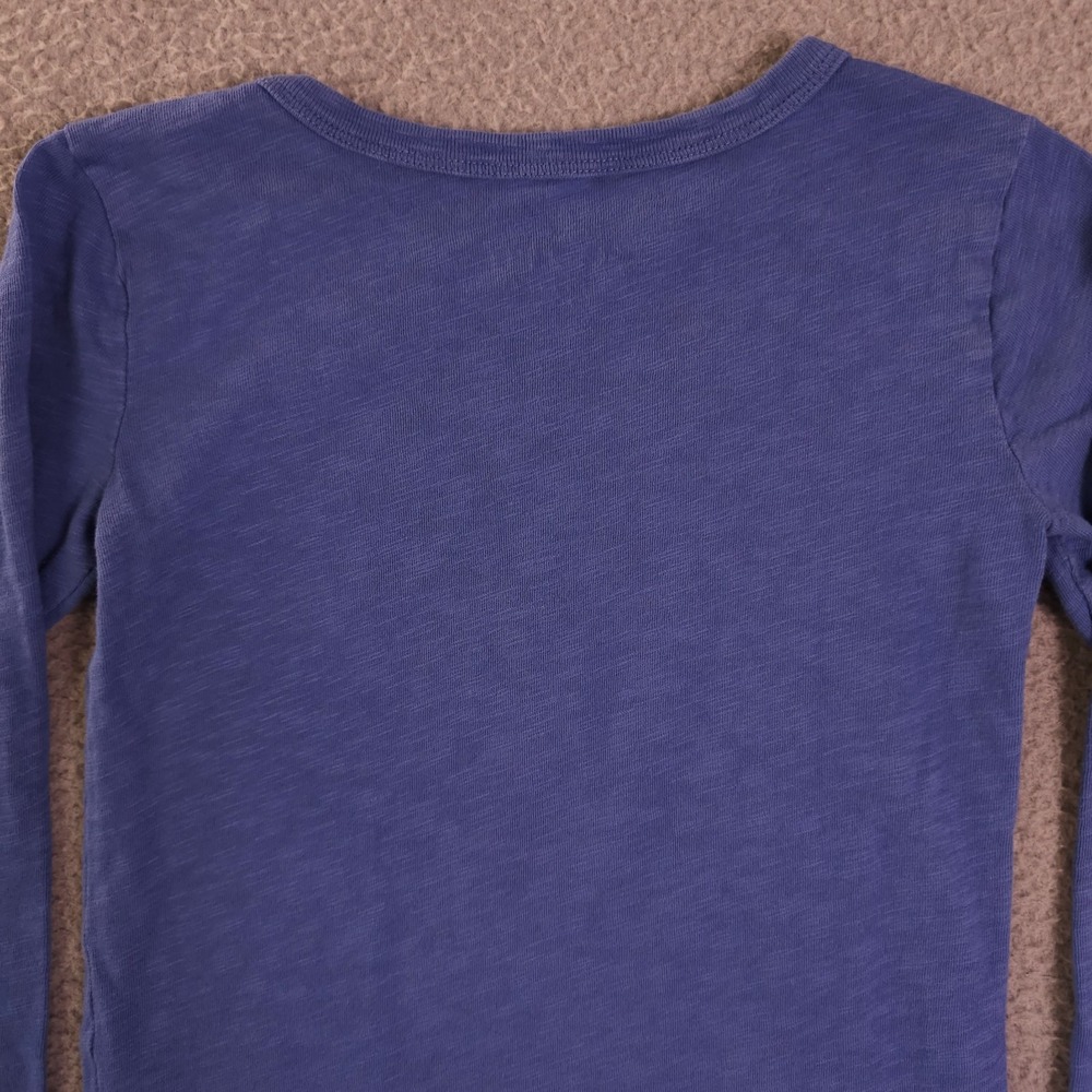 Crewcuts Shirt Girls XS 4-5 Blue Sequin Star Graphic Long Sleeve Tee J Crew - Picture 10 of 10